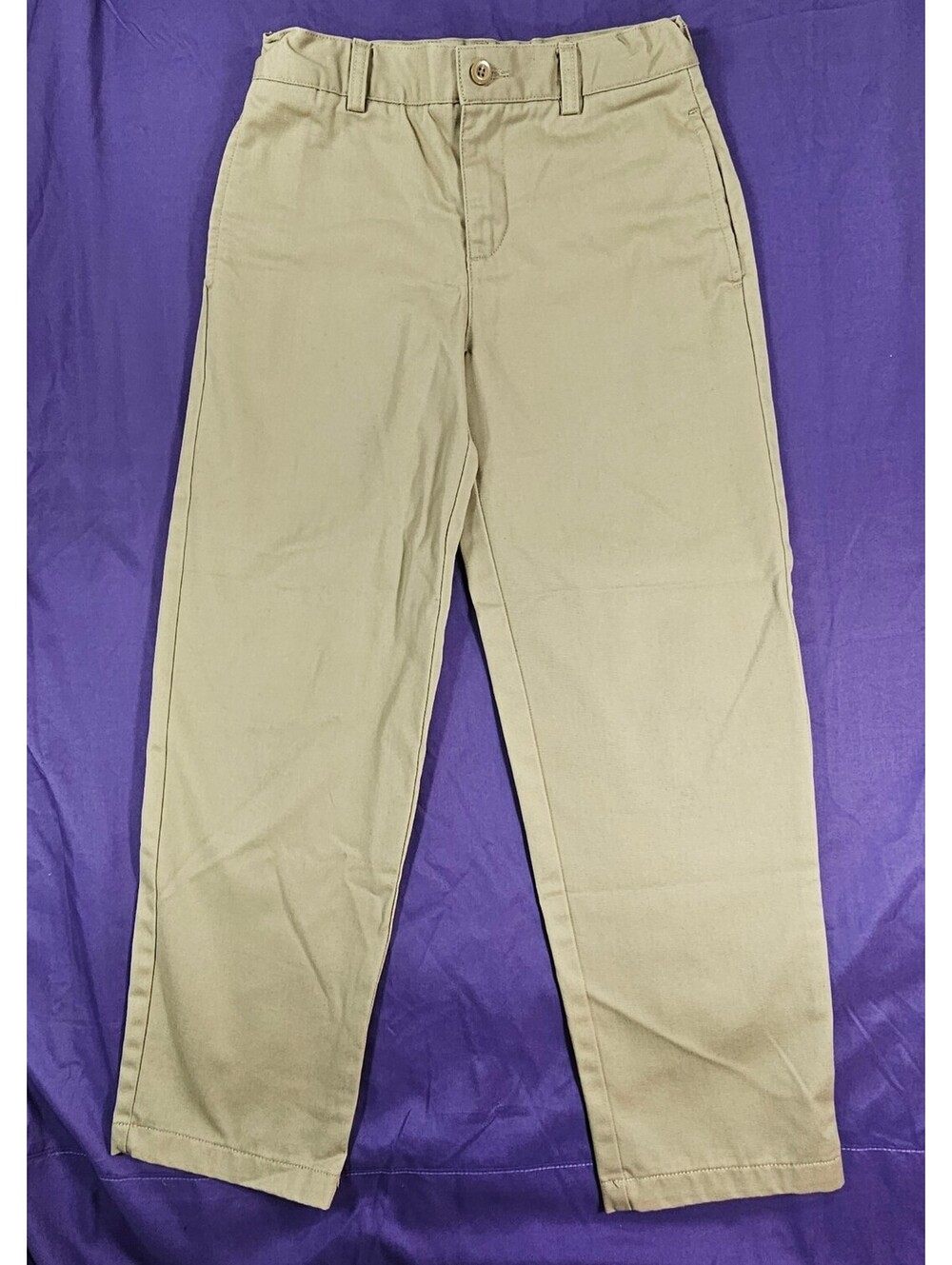 Lands' End Kids Khaki Pants. 100% Cotton. Size 10. #backtoschool